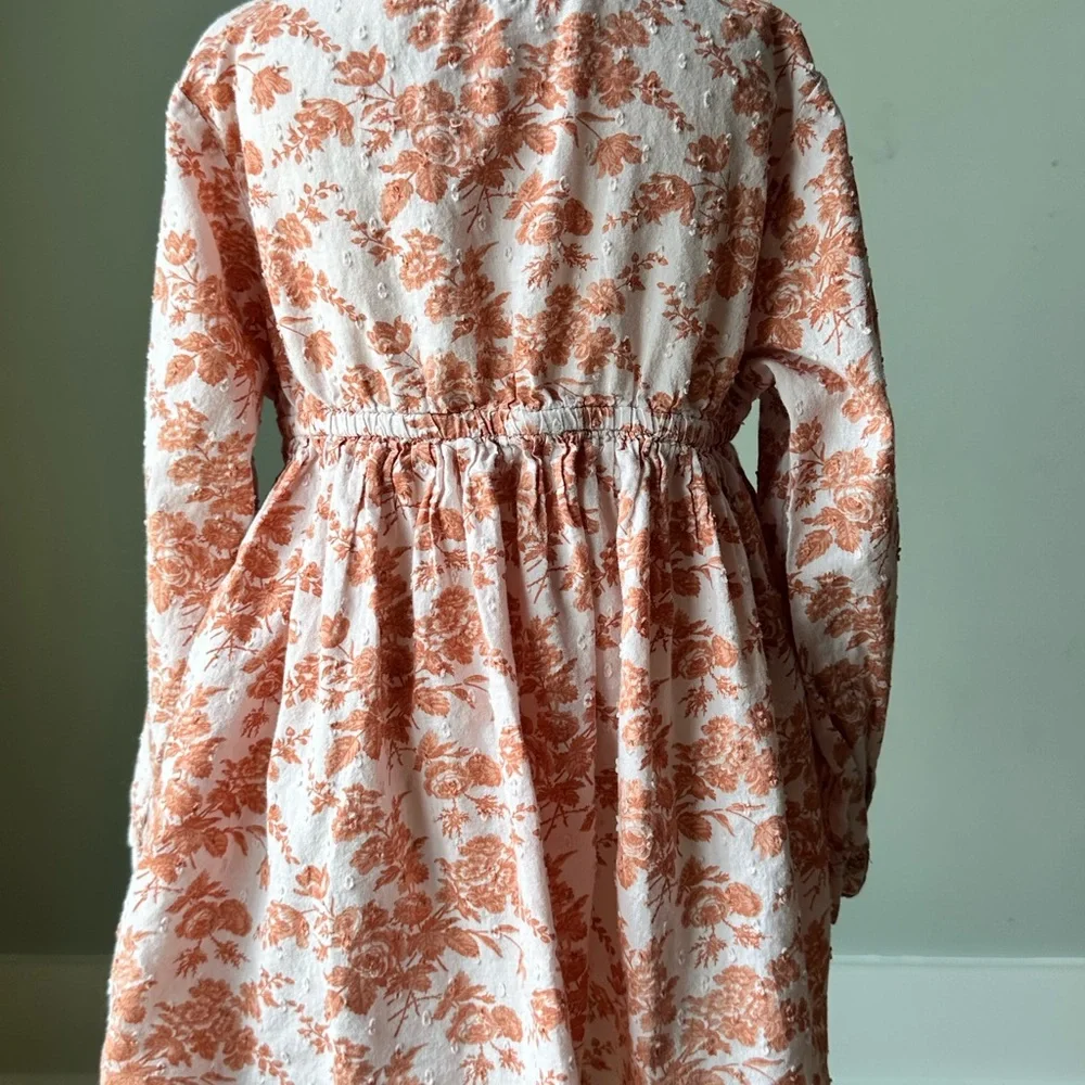 FREE PLANET Floral Button-Up Dress SIZE 6X - Picture 6 of 12